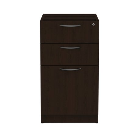 ALERA 15.63 in W 3 Drawer File Cabinets, Espresso, Letter/Legal VA532822ES